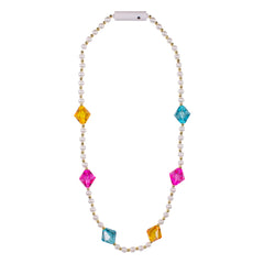 LED Disco Diamonds Bead Necklace
