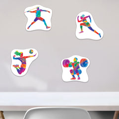 Summer Sports Athletes Cutouts