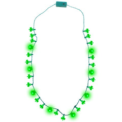 LED Shamrock Necklace
