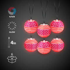 Patriotic Glow Lanterns Retail Display