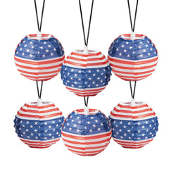 Patriotic Glow Lanterns Retail Display