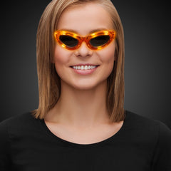 LED Orange Sunglasses