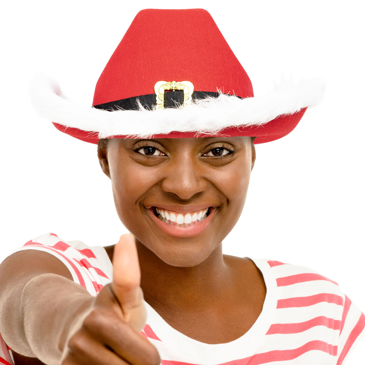Santa Claus Cowboy Hat