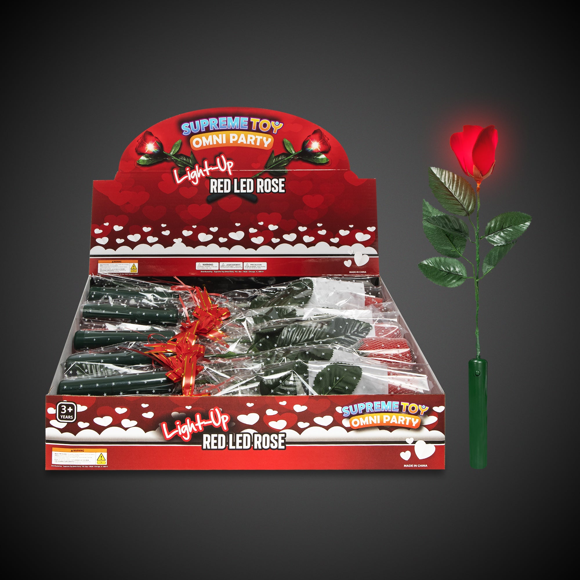 LED Red Roses Retail Display – Windy City Novelties