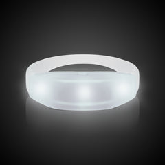 LED Sound-Activated White Stretchy Bracelet
