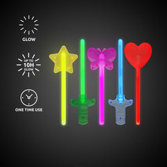 Assorted Glow Wands & Swords Retail Counter Display
