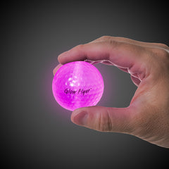 Pink Glow Flyer Golf Ball