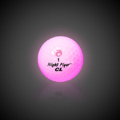 Night Flyer LED Pink Constant-On Golf Ball