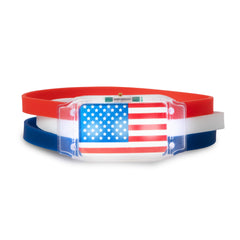 LED Patriotic Bracelets Retail Hanging Display