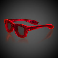 Red LED Retro Sunglasses