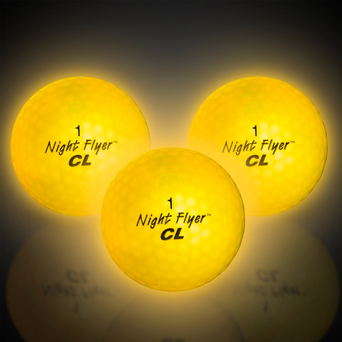 Night Flyer Yellow Golf Balls