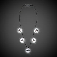 LED Disco Balls Necklace