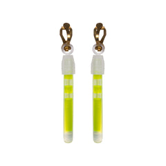 Green Glow Clip-On Earrings