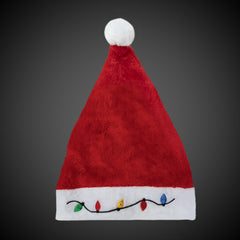 LED Christmas Bulb Santa Hats Retail Hanging Display