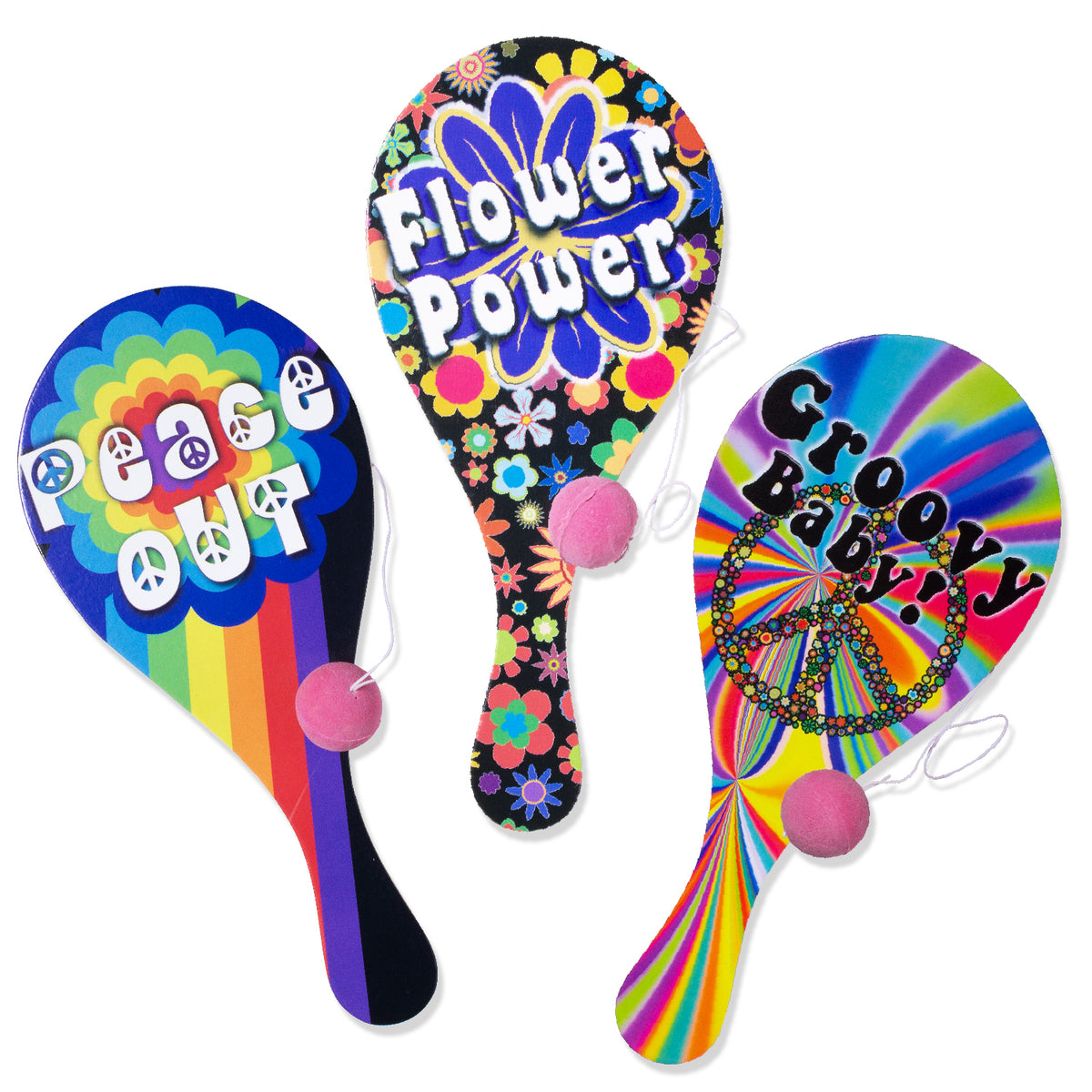 Retro Paddle Balls