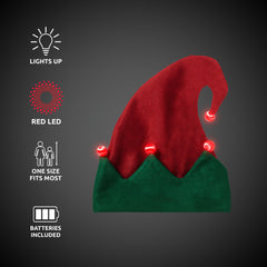 LED Elf Hats Retail Counter Display