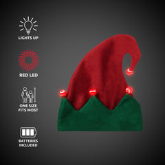 LED Elf Hat