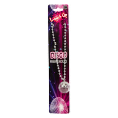 LED Disco Ball Pendant Necklace