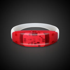 LED Sound-Activated Red Stretchy Bracelet