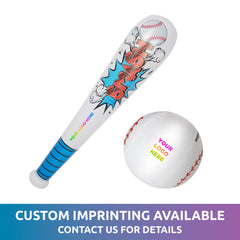 LED Inflatable Baseball & Bat Set