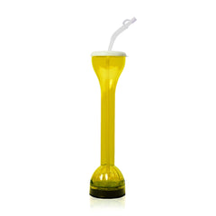 LED Yellow Flashing 17 oz. Yard Glass