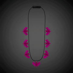 LED Halloween Necklaces Retail Hanging Display