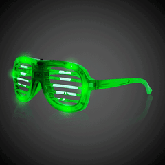 LED St. Pat's Shamrock Slotted Shades