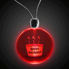 LED Happy Birthday Pendants