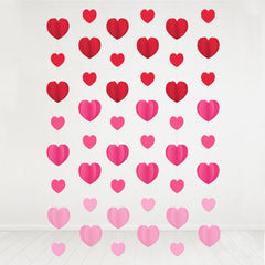 Paper Hearts String Decoration