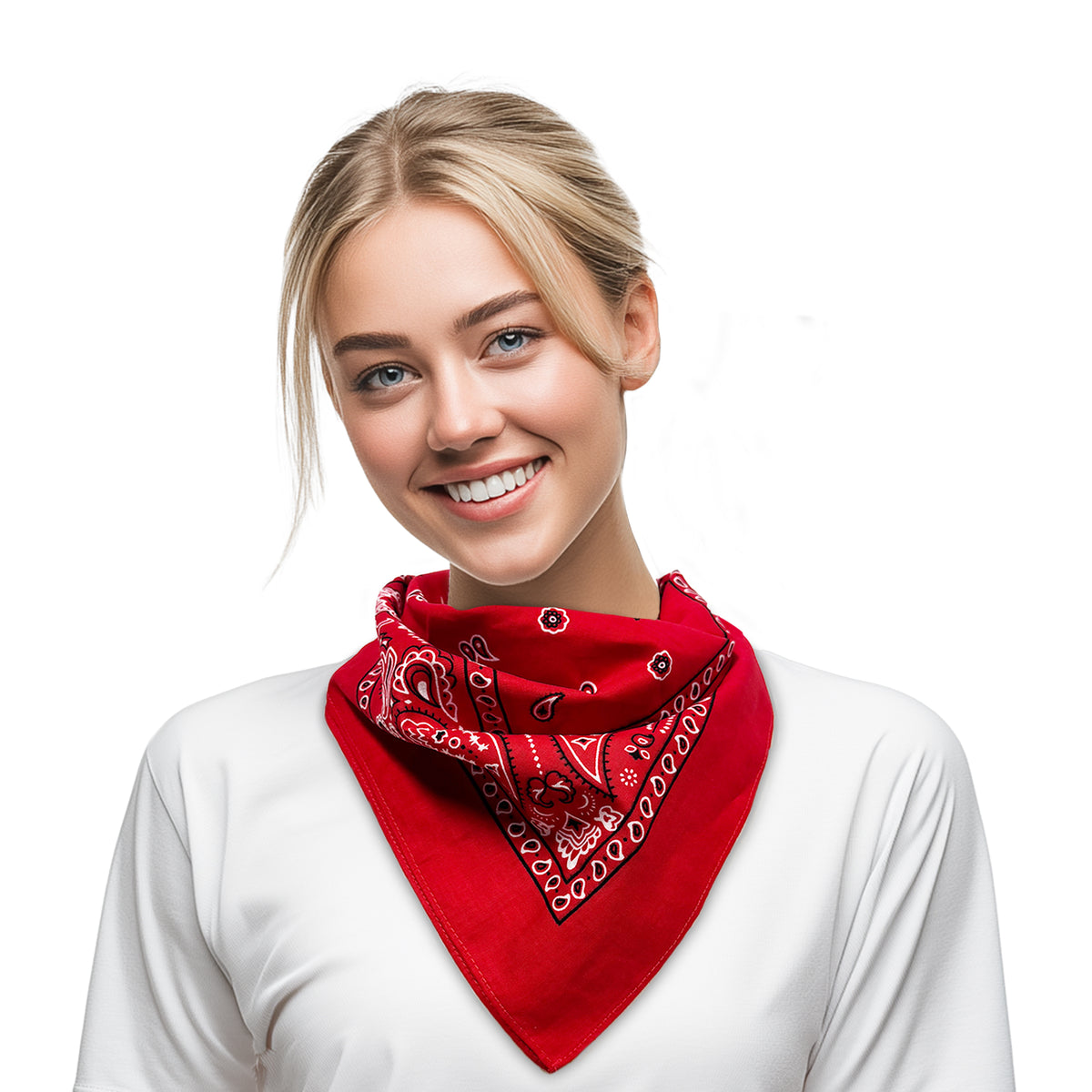 Red Cotton Bandanas