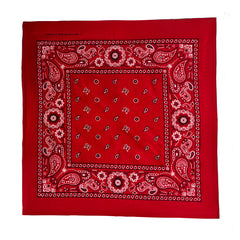 Red Cotton Bandanas