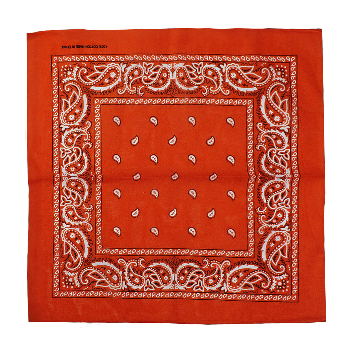 Orange Cotton Bandanas
