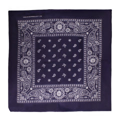 Navy Blue Cotton Bandanas