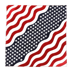 Stars & Stripes 22" Cotton Bandanas