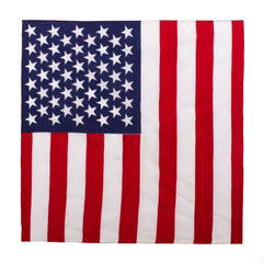 American Flag 22" Cotton Bandanas