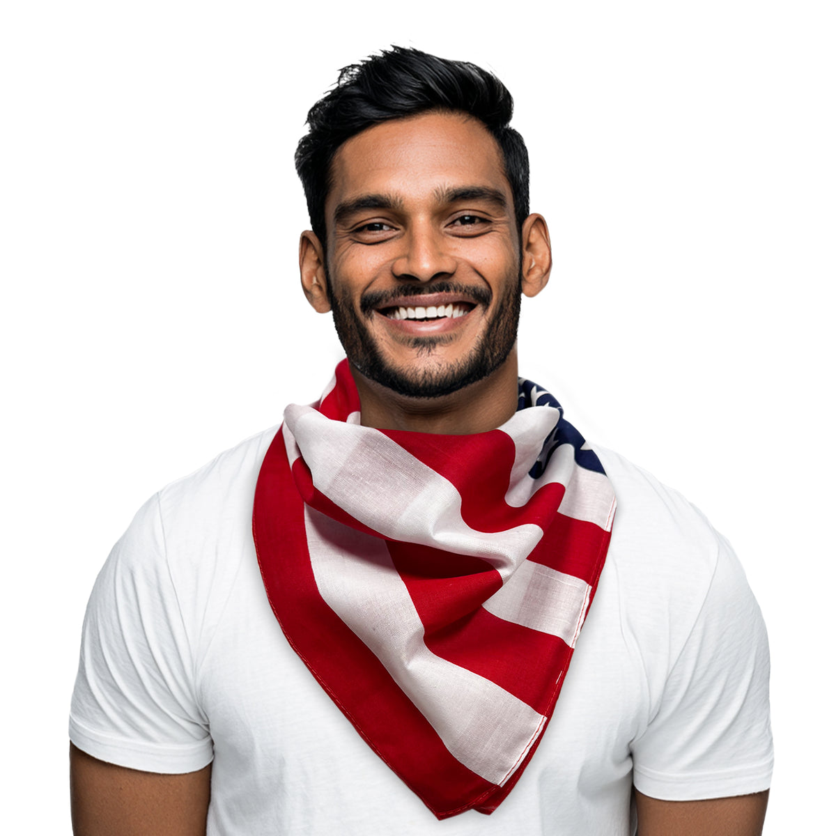 American Flag 22" Cotton Bandanas