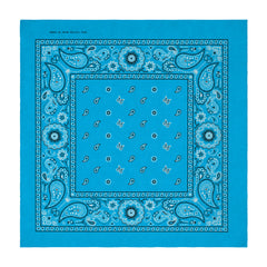 Aqua 22" Cotton Bandanas
