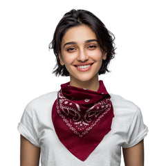Maroon Cotton Bandanas