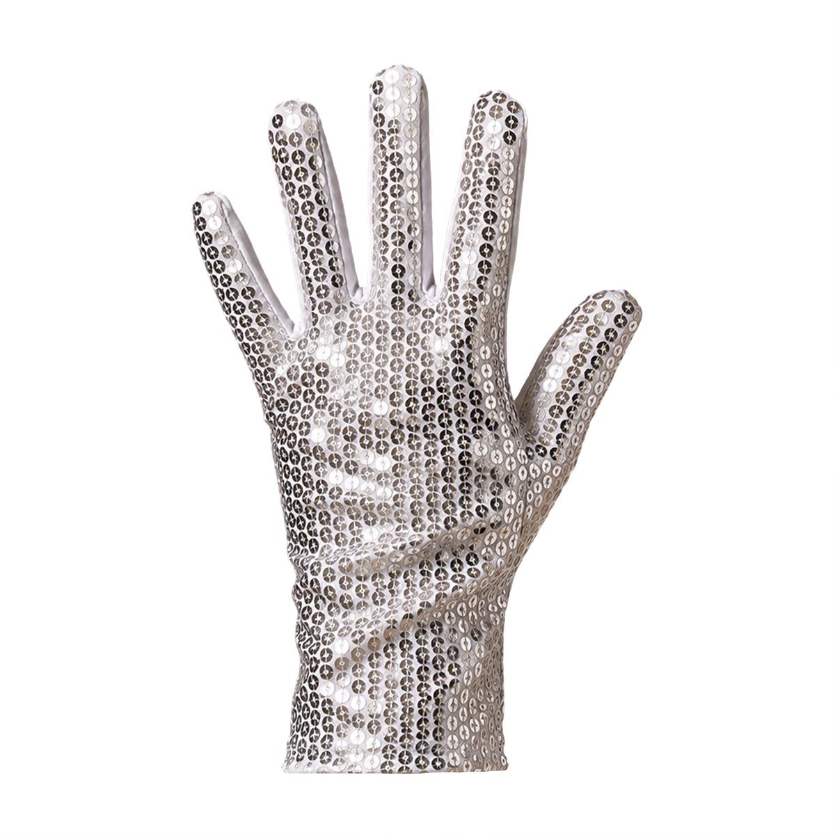 Silver Sequin Left Hand Glove