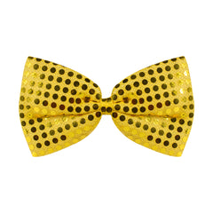 Gold Sequin Bow Tie