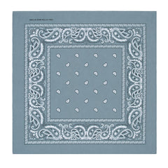 Grey 22" Cotton Bandanas