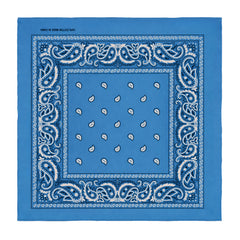 Sky Blue 22" Cotton Bandanas