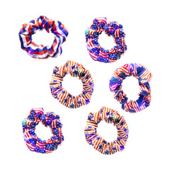 LED Patriotic Hair Scrunchies