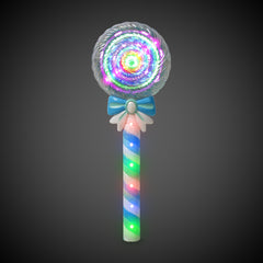 LED Blue Lollipop Wand