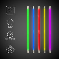 Variety Pack 9" Glow Straws