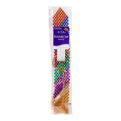 Rainbow Beaded Tie