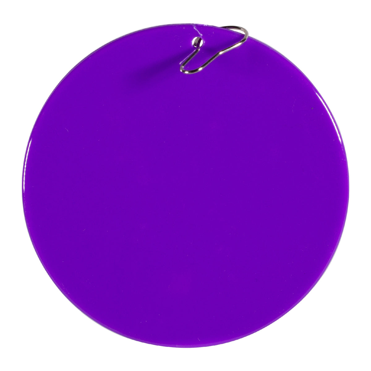 Purple Plastic 2 1/2" Medallion