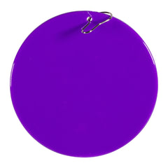 Purple Plastic 2 1/2" Medallion