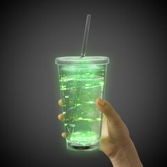 LED Green String Light Cup