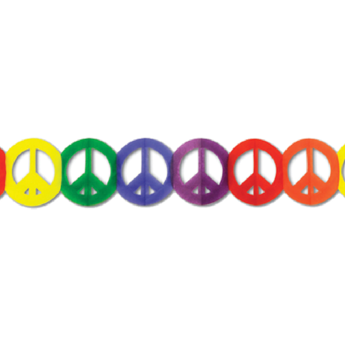 Peace Sign Garland Decoration